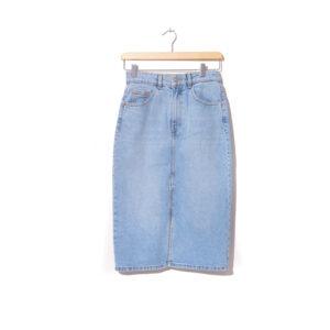 Denim Long Skirt
