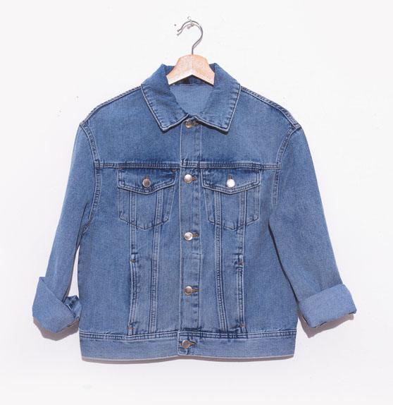 Inspired Denim Jacket - Blue Over Dye